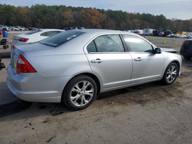 3FAHP0HA6CR102909 - 2012 FORD FUSION SE SILVER photo 3