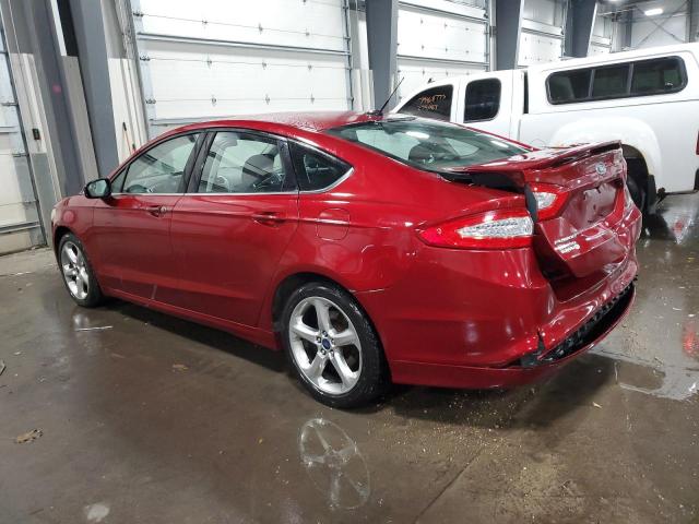 3FA6P0H73ER227560 - 2014 FORD FUSION SE BURGUNDY photo 2