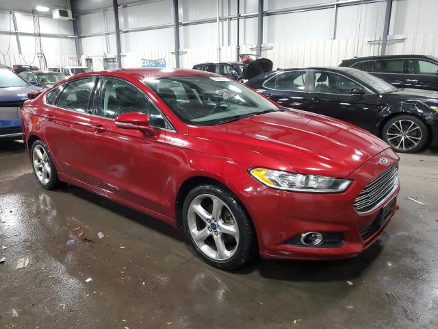 3FA6P0H73ER227560 - 2014 FORD FUSION SE BURGUNDY photo 4