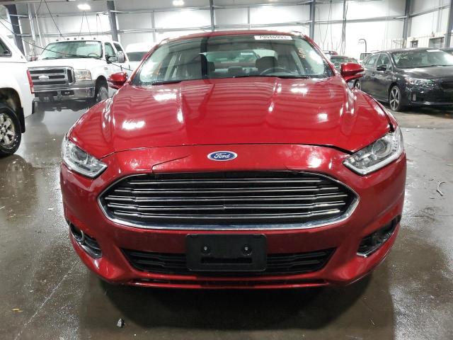 3FA6P0H73ER227560 - 2014 FORD FUSION SE BURGUNDY photo 5