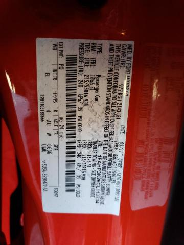 1FAHP3K26CL113734 - 2012 FORD FOCUS SE RED photo 13