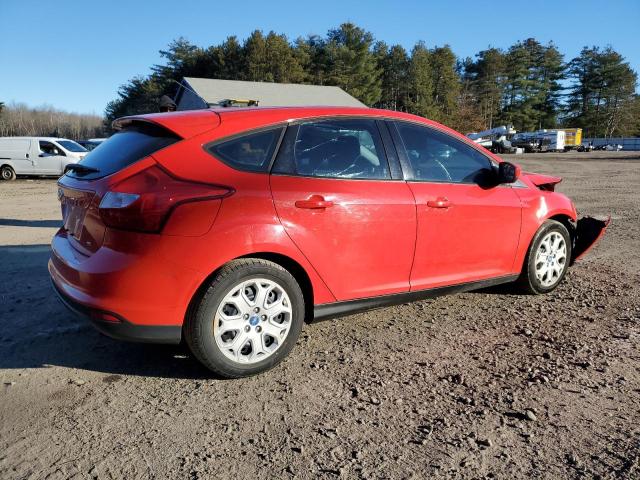 1FAHP3K26CL113734 - 2012 FORD FOCUS SE RED photo 3