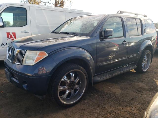 5N1AR18U46C667695 - 2006 NISSAN PATHFINDER LE BLUE photo 1