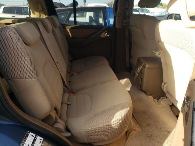 5N1AR18U46C667695 - 2006 NISSAN PATHFINDER LE BLUE photo 11