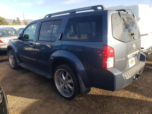 5N1AR18U46C667695 - 2006 NISSAN PATHFINDER LE BLUE photo 2