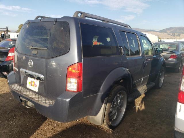 5N1AR18U46C667695 - 2006 NISSAN PATHFINDER LE BLUE photo 3
