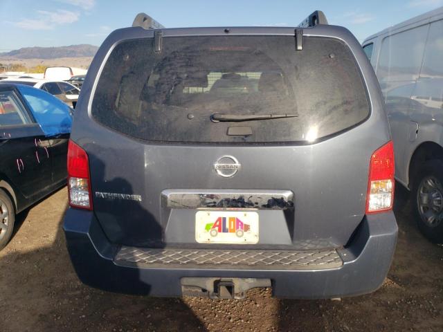 5N1AR18U46C667695 - 2006 NISSAN PATHFINDER LE BLUE photo 6