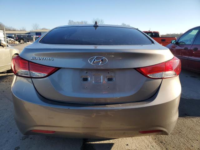 5NPDH4AE2DH243524 - 2013 HYUNDAI ELANTRA GLS GRAY photo 6