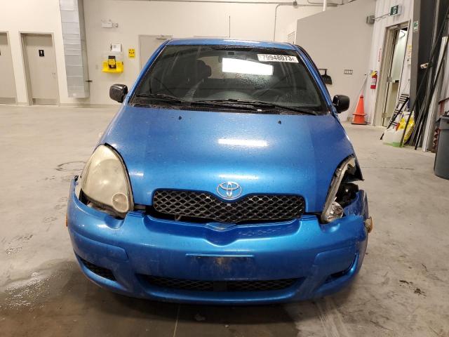 JTDKT123240044956 - 2004 TOYOTA ECHO BLUE photo 5