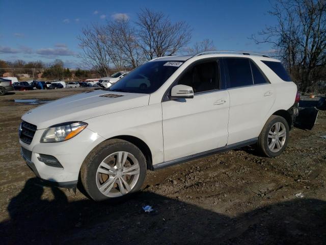 4JGDA5HB4EA280150 - 2014 MERCEDES-BENZ ML 350 4MATIC WHITE photo 1