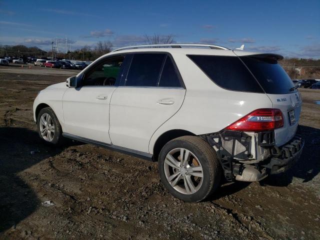 4JGDA5HB4EA280150 - 2014 MERCEDES-BENZ ML 350 4MATIC WHITE photo 2