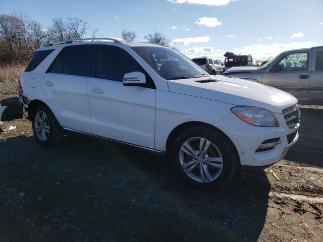 4JGDA5HB4EA280150 - 2014 MERCEDES-BENZ ML 350 4MATIC WHITE photo 4