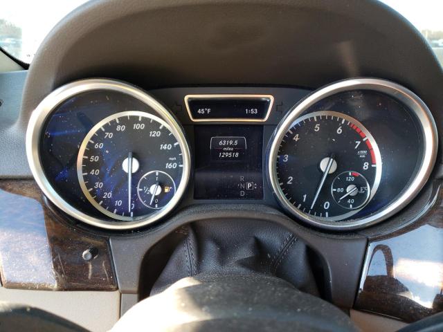 4JGDA5HB4EA280150 - 2014 MERCEDES-BENZ ML 350 4MATIC WHITE photo 9