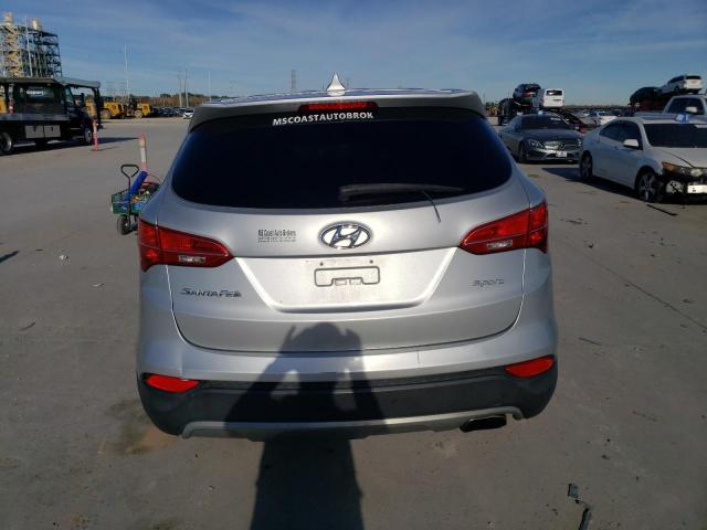 5XYZT3LB1GG361870 - 2016 HYUNDAI SANTA FE S SILVER photo 6