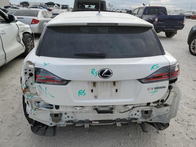 JTHKD5BHXC2070464 - 2012 LEXUS CT 200 WHITE photo 6