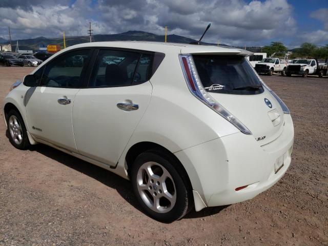 JN1AZ0CP6BT005548 - 2011 NISSAN LEAF SV WHITE photo 2