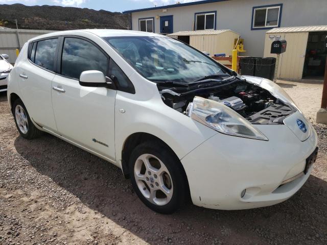 JN1AZ0CP6BT005548 - 2011 NISSAN LEAF SV WHITE photo 4