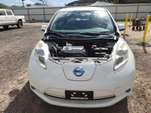 JN1AZ0CP6BT005548 - 2011 NISSAN LEAF SV WHITE photo 5