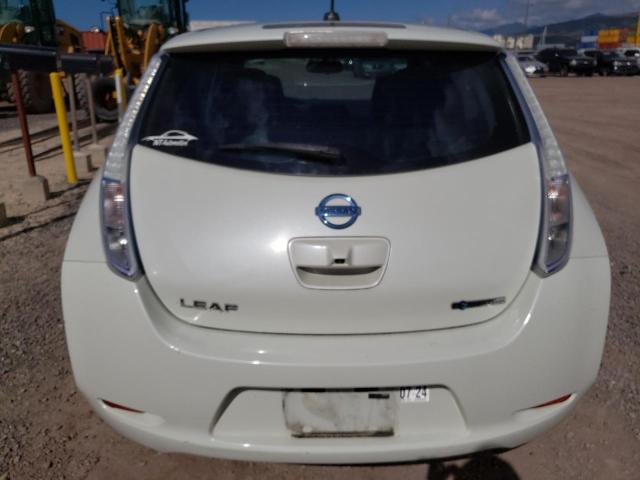 JN1AZ0CP6BT005548 - 2011 NISSAN LEAF SV WHITE photo 6