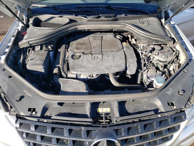 4JGDA5HB8DA152427 - 2013 MERCEDES-BENZ ML 350 4MATIC SILVER photo 12