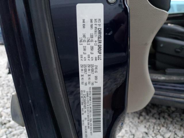 2C4RC1BG0DR743879 - 2013 CHRYSLER TOWN & COU TOURING BLUE photo 14