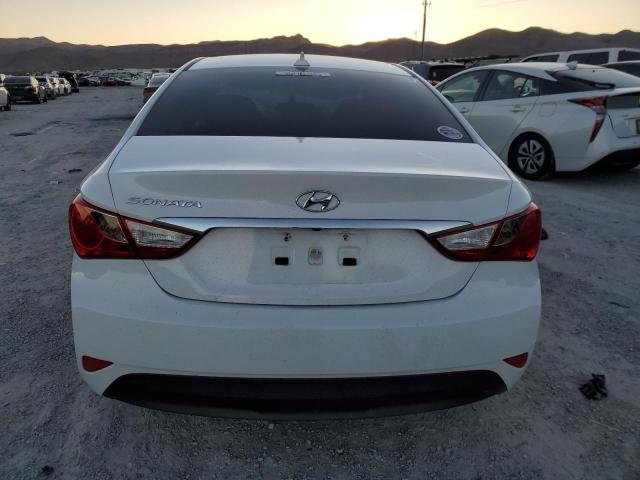 5NPEB4AC3EH939704 - 2014 HYUNDAI SONATA GLS WHITE photo 6