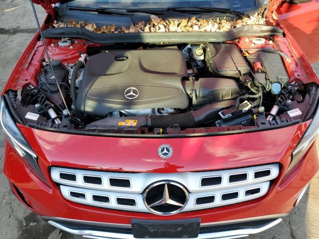 WDCTG4GB9KU003914 - 2019 MERCEDES-BENZ GLA 250 4MATIC RED photo 12