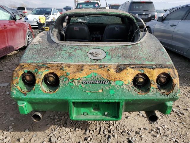 1Z87L8S416442 - 1978 CHEVROLET CORVETTE GREEN photo 6