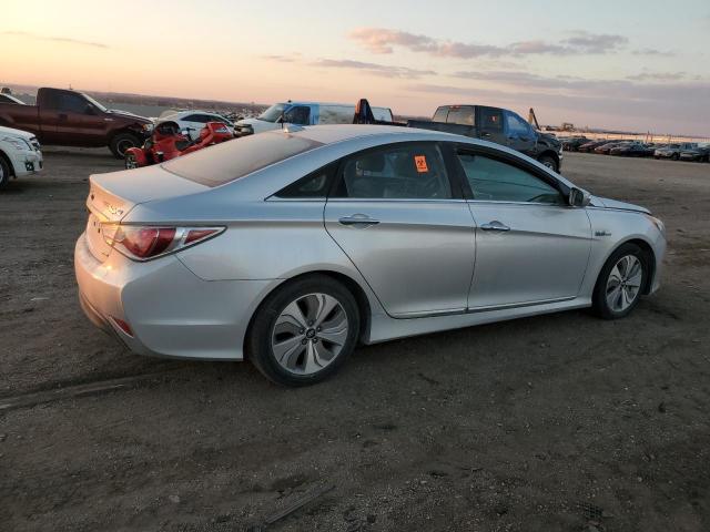 KMHEC4A41DA099168 - 2013 HYUNDAI SONATA HYBRID SILVER photo 3