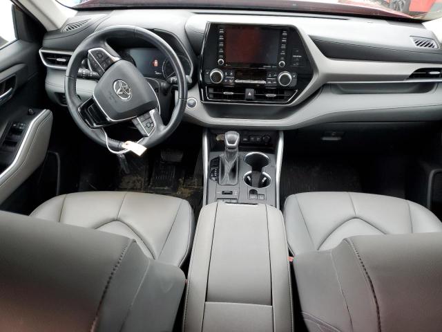 5TDGZRBH4LS521199 - 2020 TOYOTA HIGHLANDER XLE ბურგუნდია ფოტო 8