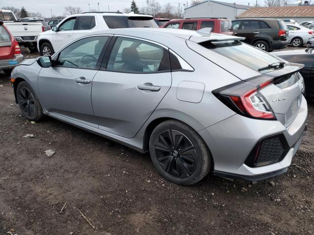 SHHFK7H79JU212699 - 2018 HONDA CIVIC EXL SILVER photo 2