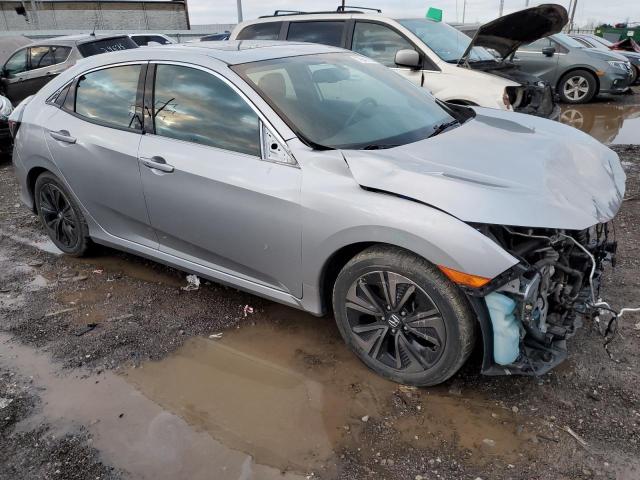 SHHFK7H79JU212699 - 2018 HONDA CIVIC EXL Արծաթագույն լուսանկար 4