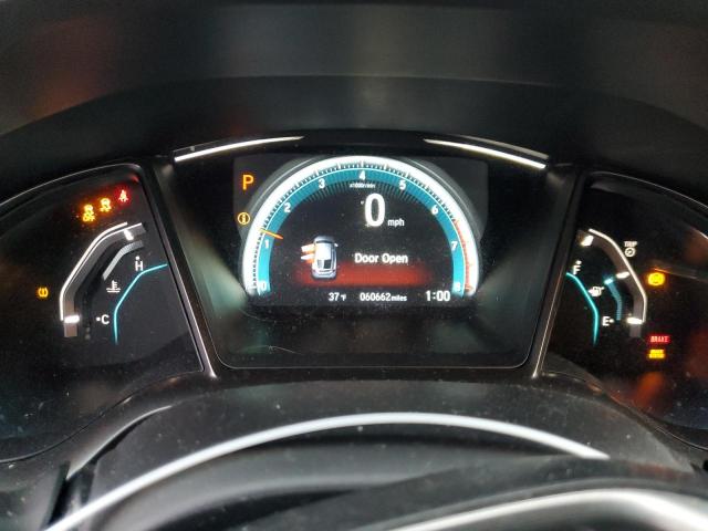 SHHFK7H79JU212699 - 2018 HONDA CIVIC EXL Արծաթագույն լուսանկար 9