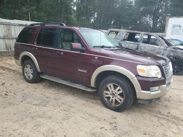 1FMEU64828UA42683 - 2008 FORD EXPLORER EDDIE BAUER BURGUNDY photo 4