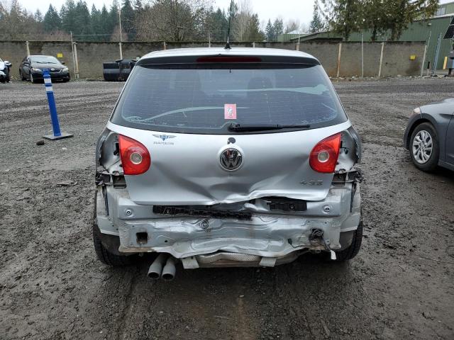 WVWCR71K77W185165 - 2007 VOLKSWAGEN RABBIT SILVER photo 6