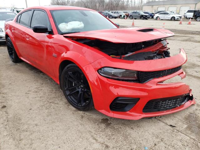 2C3CDXGJ8PH539890 - 2023 DODGE CHARGER SCAT PACK RED photo 4