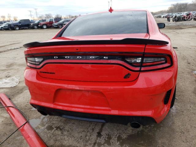 2C3CDXGJ8PH539890 - 2023 DODGE CHARGER SCAT PACK RED photo 6