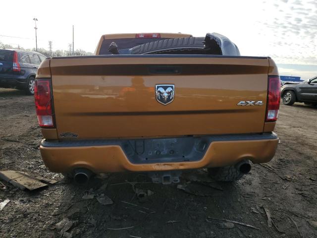 1C6RD7HT7CS309189 - 2012 DODGE RAM 1500 SPORT ORANGE photo 6