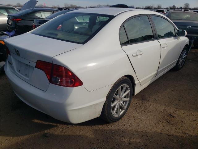 1HGFA16537L082980 - 2007 HONDA CIVIC LX WHITE photo 3