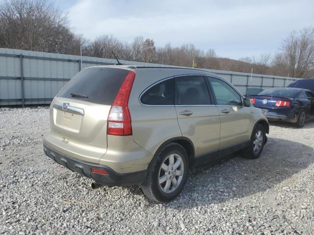 JHLRE38738C045961 - 2008 HONDA CR-V EXL TAN photo 3