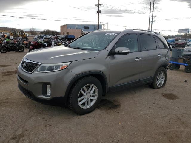 5XYKT4A69FG642102 - 2015 KIA SORENTO LX TAN photo 1