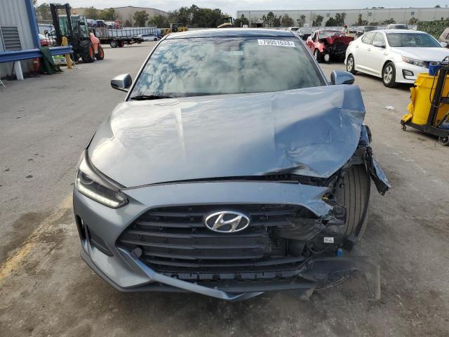 KMHTG6AFXLU030095 - 2020 HYUNDAI VELOSTER BASE GRAY photo 5