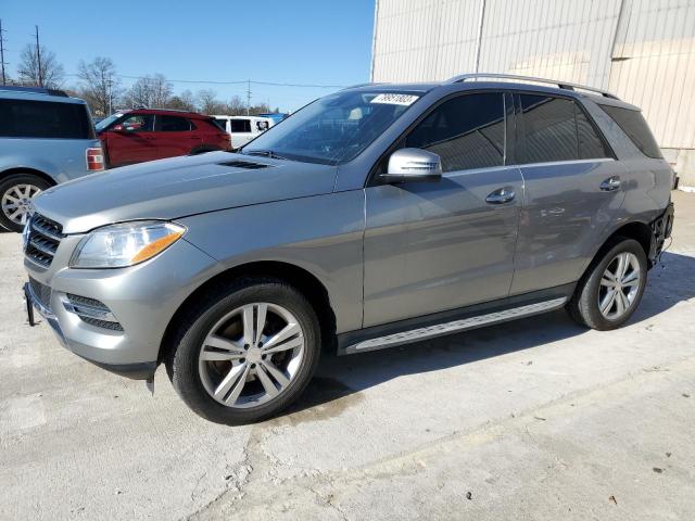 4JGDA5HB2EA376794 - 2014 MERCEDES-BENZ ML 350 4MATIC GRAY photo 1