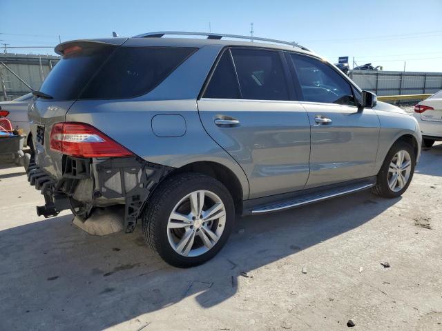 4JGDA5HB2EA376794 - 2014 MERCEDES-BENZ ML 350 4MATIC GRAY photo 3