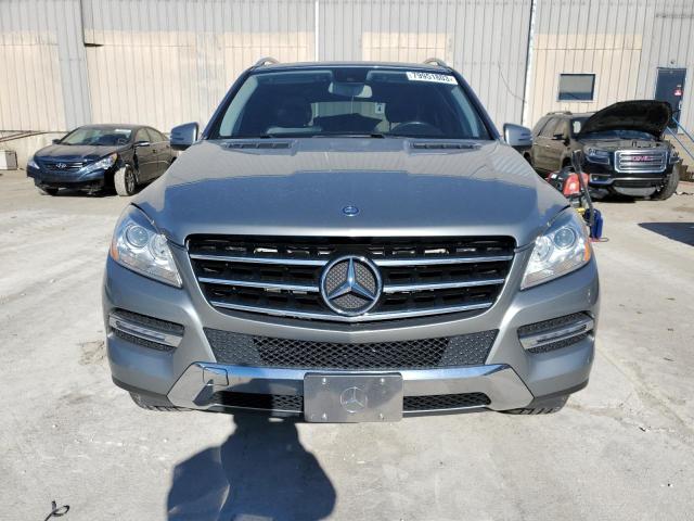 4JGDA5HB2EA376794 - 2014 MERCEDES-BENZ ML 350 4MATIC GRAY photo 5