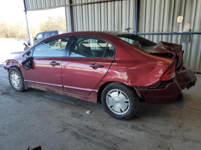 2HGFA15488H009868 - 2008 HONDA CIVIC DX-G MAROON photo 2