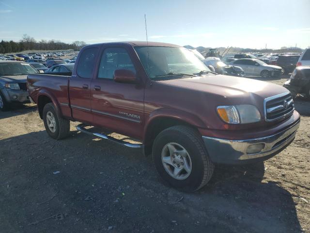 5TBBT48172S225660 - 2002 TOYOTA TUNDRA ACCESS CAB LIMITED BURGUNDY photo 4