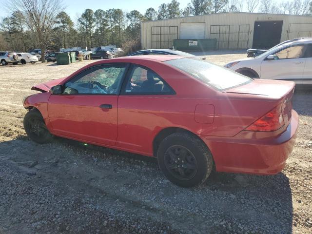 1HGEM22134L020695 - 2004 HONDA CIVIC DX VP Rot Foto 2