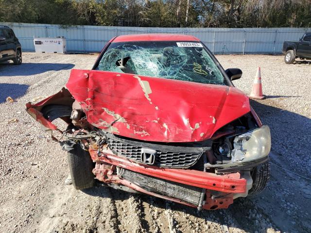 1HGEM22134L020695 - 2004 HONDA CIVIC DX VP RED photo 5