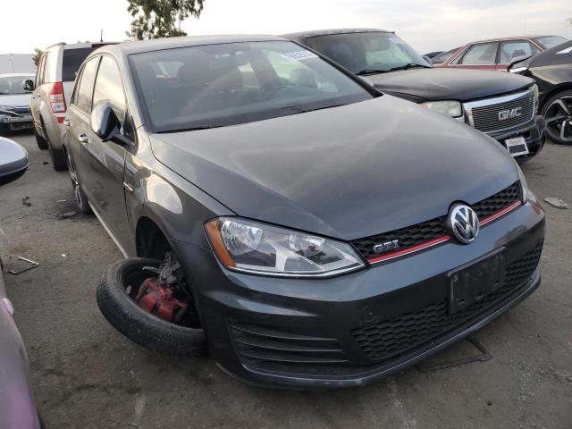 3VW5T7AUXGM013737 - 2016 VOLKSWAGEN GTI S/SE GRAY photo 4